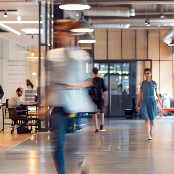 Modernes Büro mit Mitarbeitenden – Symbolbild für einen professionellen Firmenumzug