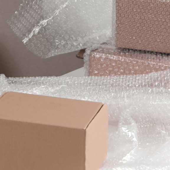 Verpackungsmaterial beim Umzug